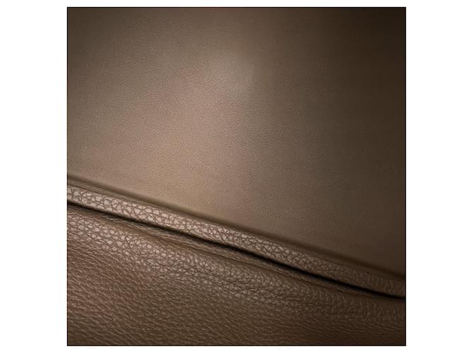 Hermès Borsa Hermes Lindy 30 Taupe - vista 8