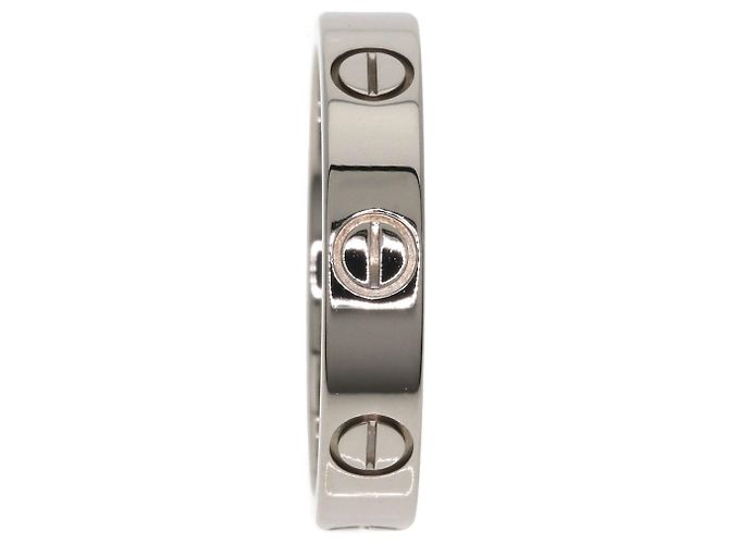 Anello Mini Love Cartier in oro bianco 18K - vista 3