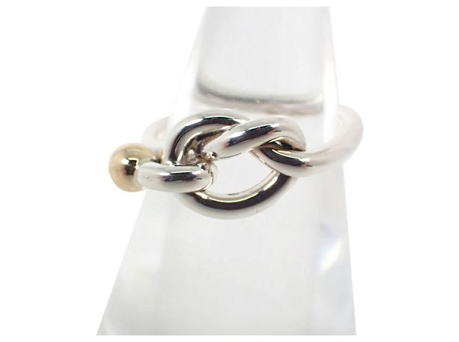 Tiffany & Co. Love Knot Ring aus 925 Silber und 750 Gold - Ansicht 2