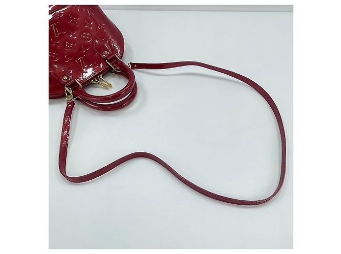 Borsa Louis Vuitton Alma BB Rosso - vista 10
