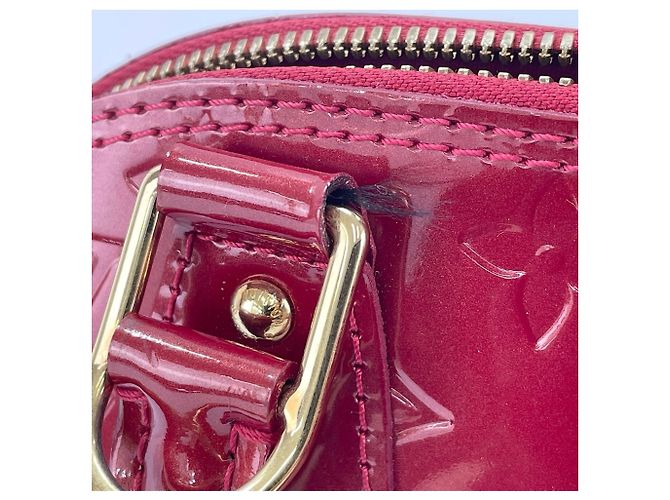 Borsa Louis Vuitton Alma BB Rosso - vista 12