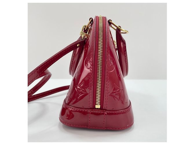 Borsa Louis Vuitton Alma BB Rosso - vista 6