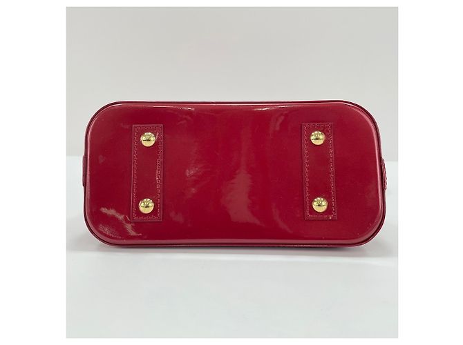 Borsa Louis Vuitton Alma BB Rosso - vista 7