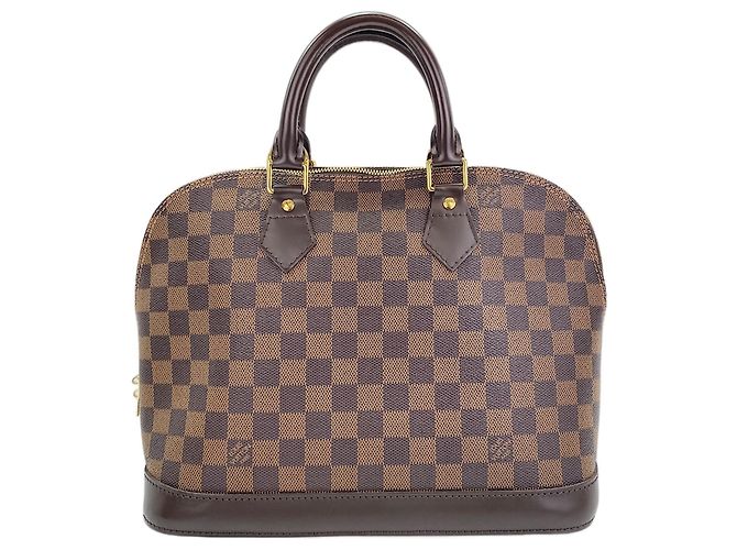 Borsa Louis Vuitton Alma Marrone - vista 3