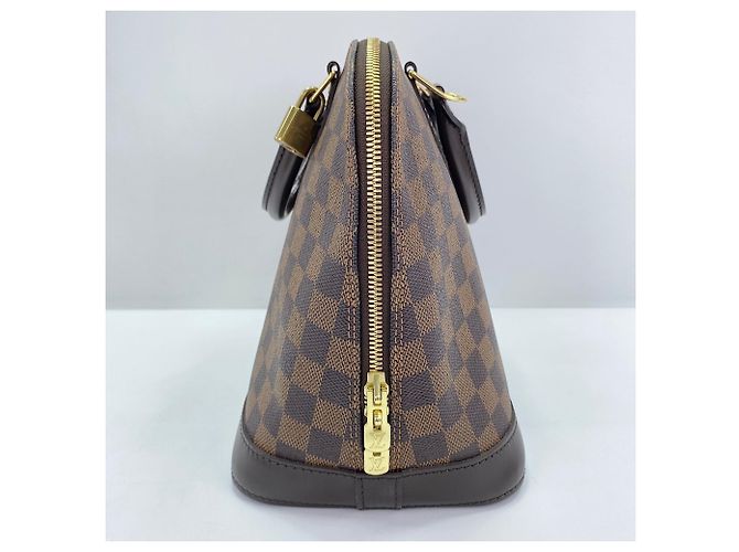 Borsa Louis Vuitton Alma Marrone - vista 5