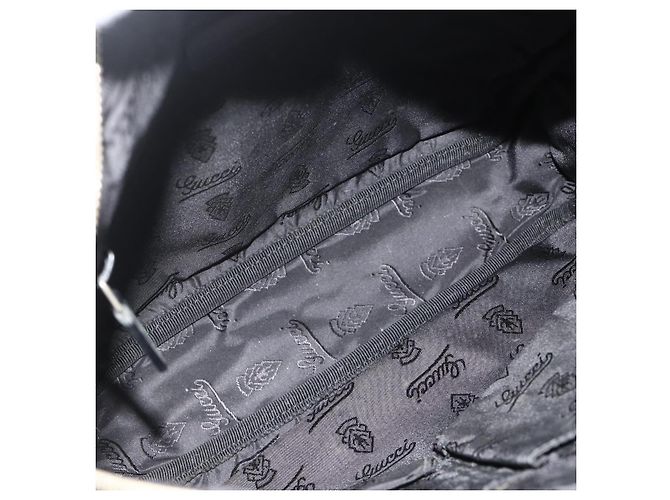 Gucci Messenger mit Front-Reißverschluss Guccissima Leder Medium Schwarz - Ansicht 5