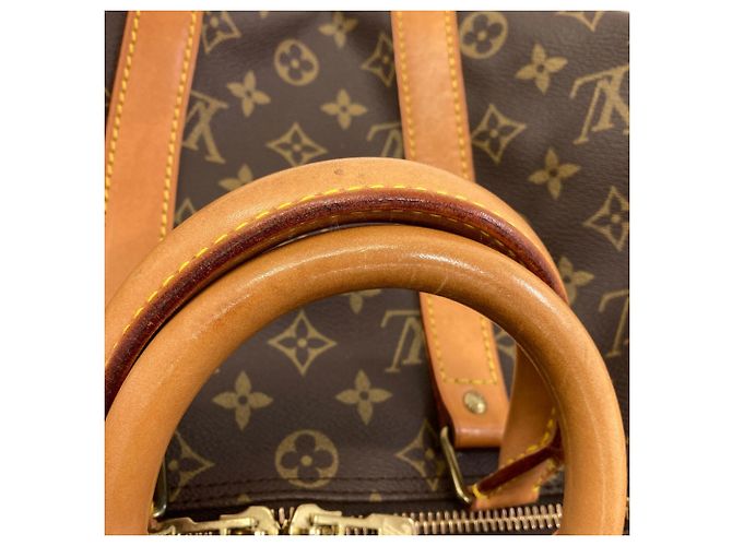 Borsa Louis Vuitton Keepall 45 Bandoulière Monogramma - vista 18