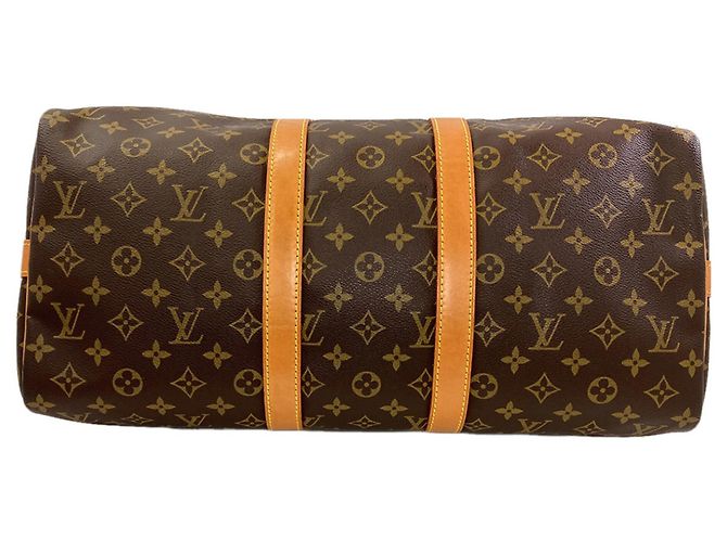 Borsa Louis Vuitton Keepall 45 Bandoulière Monogramma - vista 4