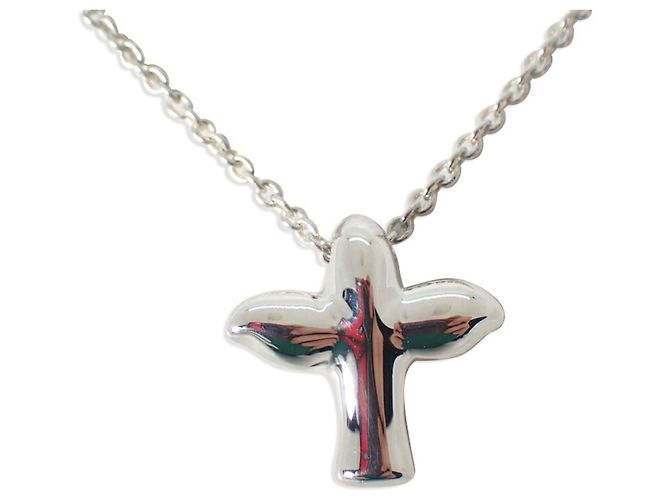 Elsa Peretti Collana con pendente Tiffany & Co. 925 Peretti Bird Cross - vista 2