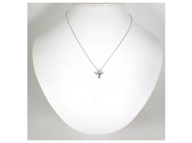 Elsa Peretti Collana con pendente Tiffany & Co. 925 Peretti Bird Cross - vista 3