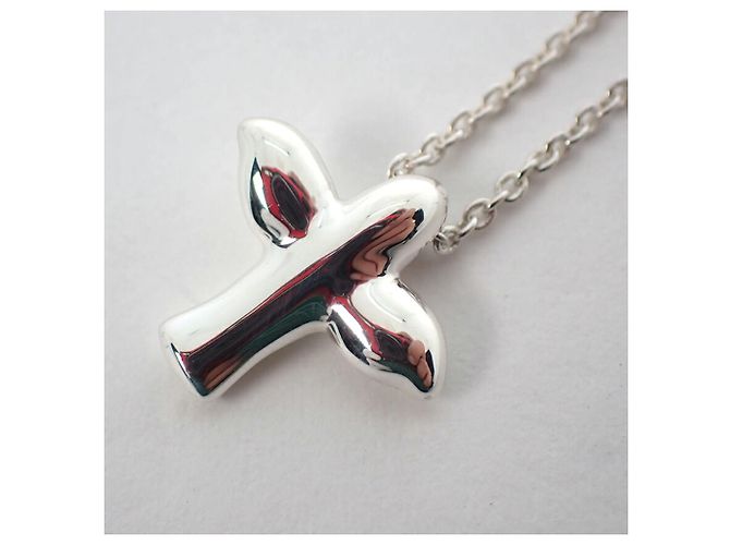 Elsa Peretti Collana con pendente Tiffany & Co. 925 Peretti Bird Cross - vista 7