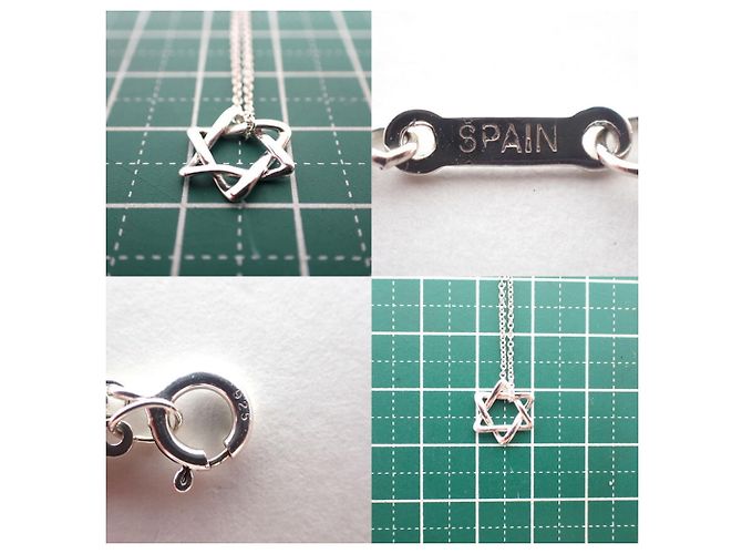 Collana con pendente Tiffany & Co. Stella di Davide 925 - vista 9