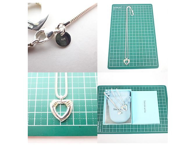 Collana con pendente a cuore in oro rosa 18K e argento sterling Tiffany & Co. - vista 11