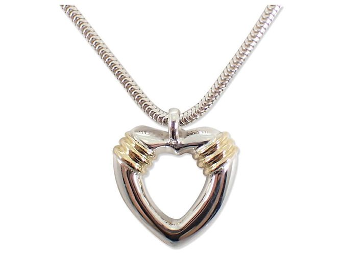Collana con pendente a cuore in oro rosa 18K e argento sterling Tiffany & Co. - vista 2