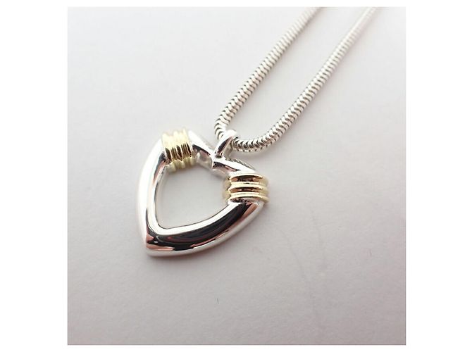 Collana con pendente a cuore in oro rosa 18K e argento sterling Tiffany & Co. - vista 7