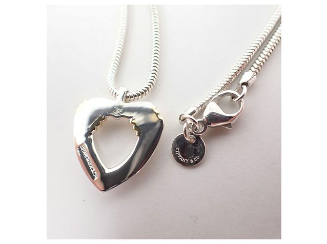 Collana con pendente a cuore in oro rosa 18K e argento sterling Tiffany & Co. - vista 9