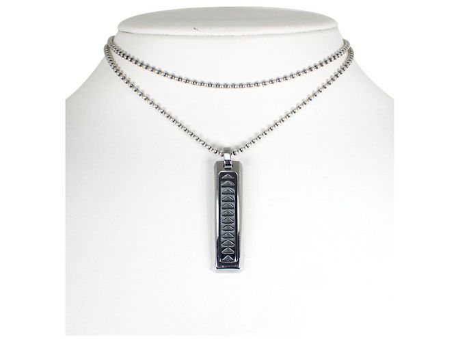 Collana con pendente piatto Tiffany & Co. Makers 925 Titanium Paloma Picasso - vista 2