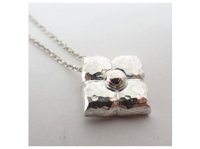 Collana con pendente Tiffany & Co. 925 Hammered Flower - vista 5