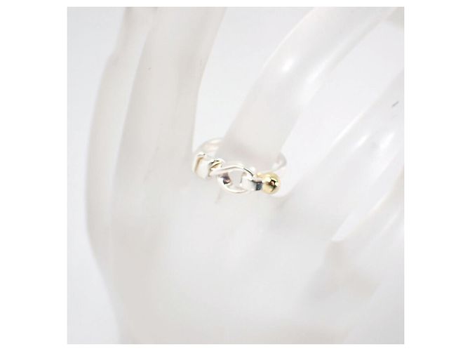 Anello a fascia in argento sterling e oro giallo Tiffany & Co. - vista 6