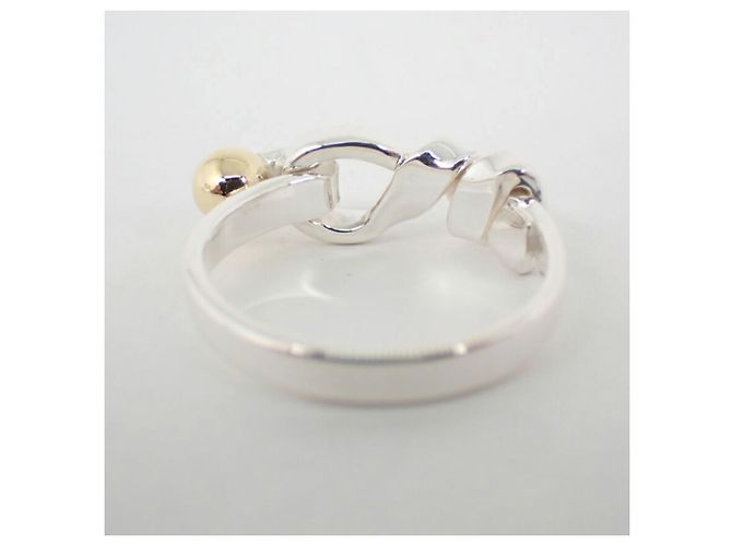 Anello a fascia in argento sterling e oro giallo Tiffany & Co. - vista 8
