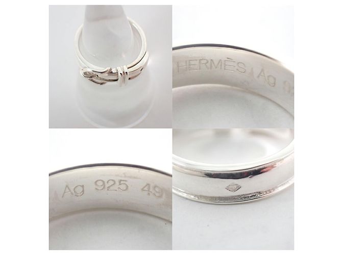 Hermès Hermes Ringband aus Sterlingsilber 925 - Ansicht 9