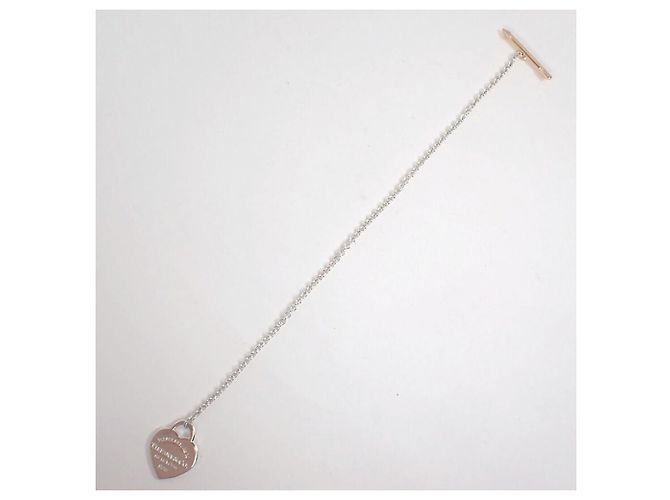 Bracciale con charm in argento sterling e oro giallo 18K di Tiffany & Co. - vista 4