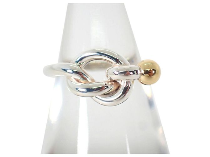 Anello Love Knot in argento 925 e oro 750 Tiffany & Co. - vista 2