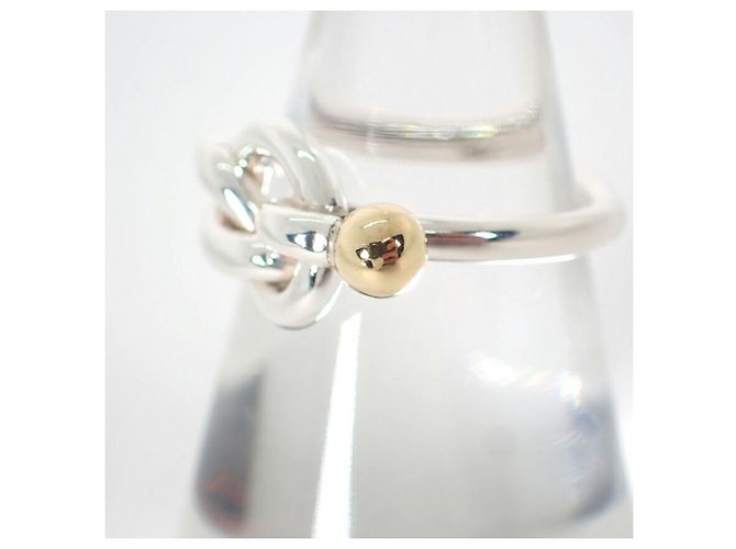 Anello Love Knot in argento 925 e oro 750 Tiffany & Co. - vista 3