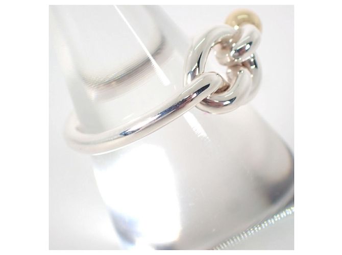 Anello Love Knot in argento 925 e oro 750 Tiffany & Co. - vista 4