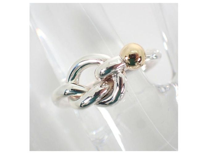 Anello Love Knot in argento 925 e oro 750 Tiffany & Co. - vista 6