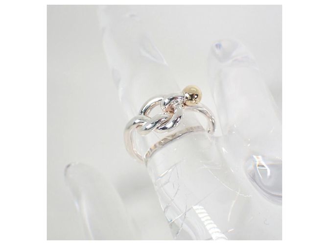 Anello Love Knot in argento 925 e oro 750 Tiffany & Co. - vista 8