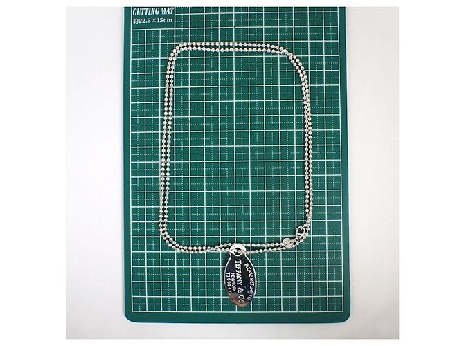 Pendente lungo Tiffany & Co. 925 Return to Tiffany con targhetta ovale - vista 10