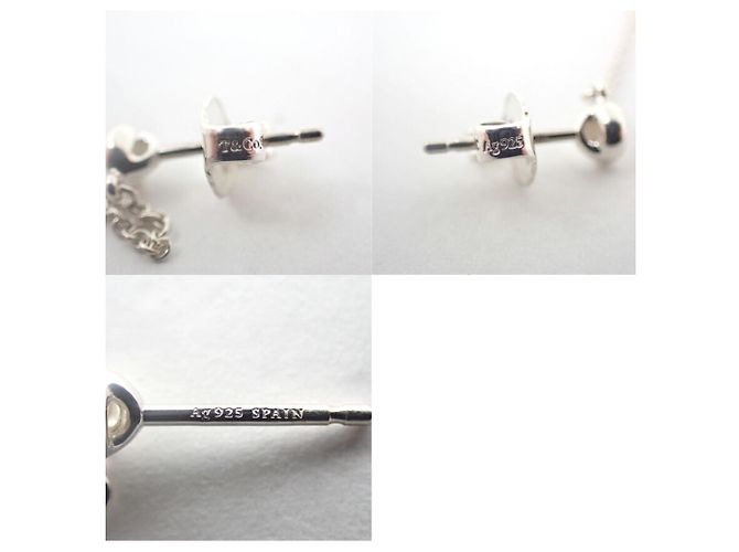 Orecchini Tiffany & Co. 925 By the Yard Diamond Heart - vista 10