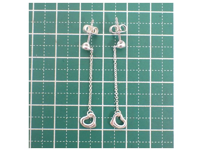 Orecchini Tiffany & Co. 925 By the Yard Diamond Heart - vista 11