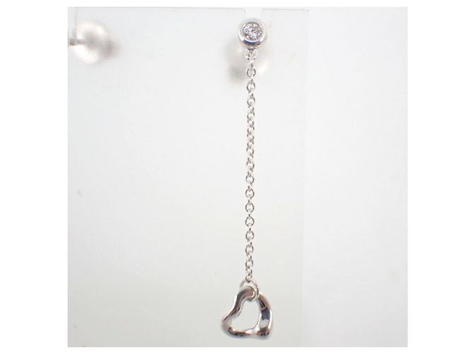 Orecchini Tiffany & Co. 925 By the Yard Diamond Heart - vista 4