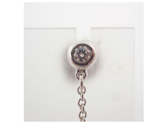 Orecchini Tiffany & Co. 925 By the Yard Diamond Heart - vista 5