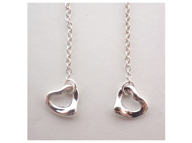 Orecchini Tiffany & Co. 925 By the Yard Diamond Heart - vista 8
