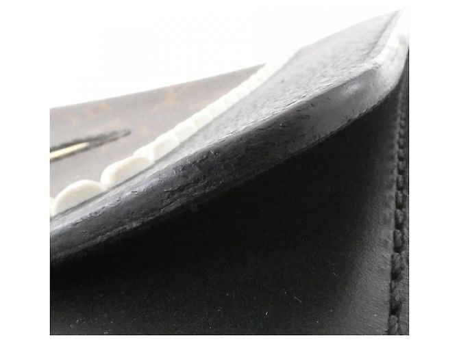Borsa a Spalla Louis Vuitton Monogram Twist Marrone Nero - vista 6