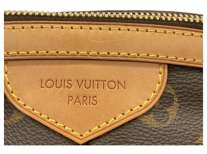 Borsa a Spalla Louis Vuitton Monogram Tivoli GM Marrone - vista 7