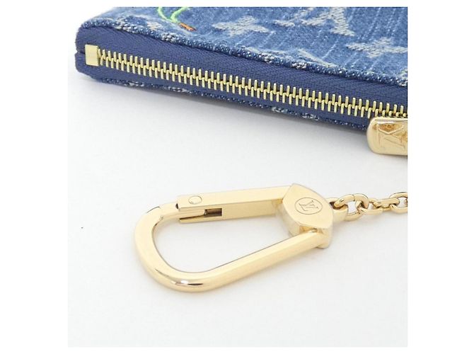 Monedero Louis Vuitton Monogram Cherry Denim Azul - vista 3
