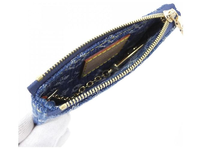 Monedero Louis Vuitton Monogram Cherry Denim Azul - vista 4