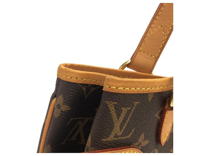 Borsa a tracolla verticale Louis Vuitton Monogram Batignolles Marrone - vista 6