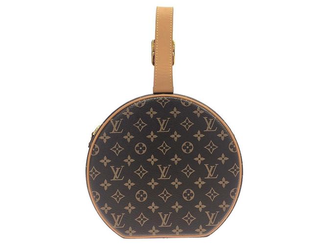 Borsa Louis Vuitton Monogram Petite Boite Chapeau Marrone - vista 2