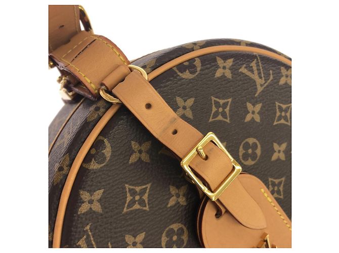 Borsa Louis Vuitton Monogram Petite Boite Chapeau Marrone - vista 4