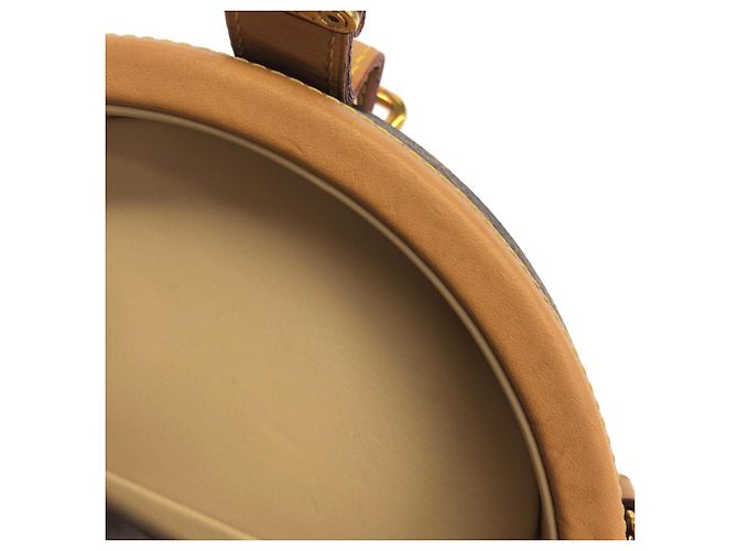 Borsa Louis Vuitton Monogram Petite Boite Chapeau Marrone - vista 9