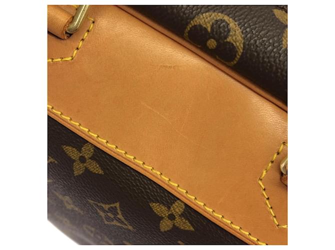 Borsa Louis Vuitton Monogram Bowling Vanity Marrone - vista 5
