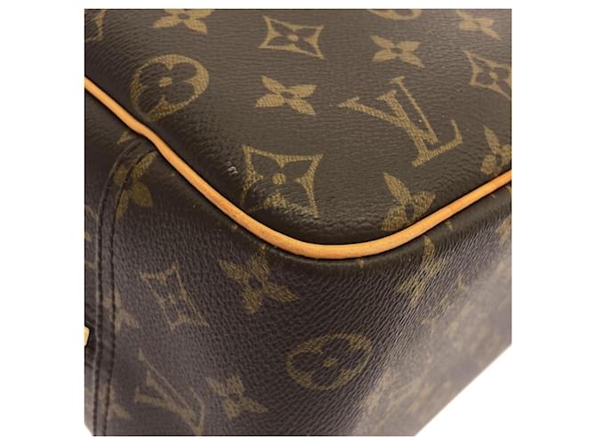 Borsa Louis Vuitton Monogram Bowling Vanity Marrone - vista 2