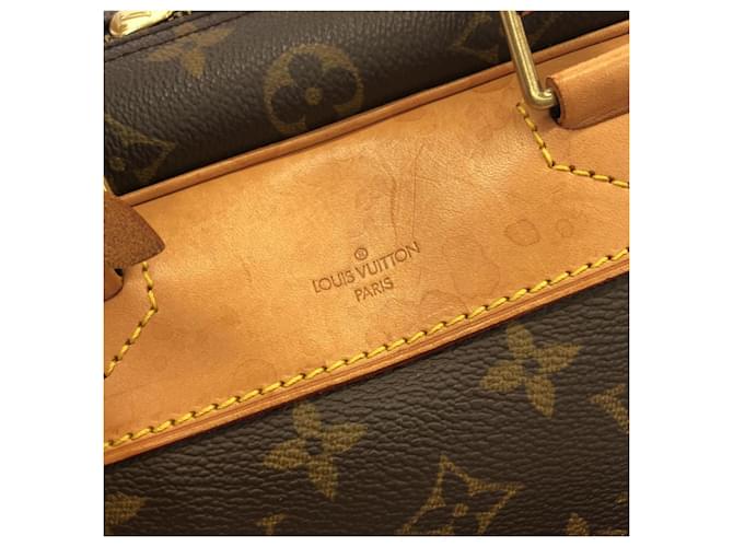 Borsa Louis Vuitton Monogram Bowling Vanity Marrone - vista 4