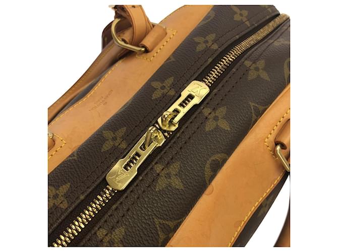 Borsa Louis Vuitton Monogram Bowling Vanity Marrone - vista 6