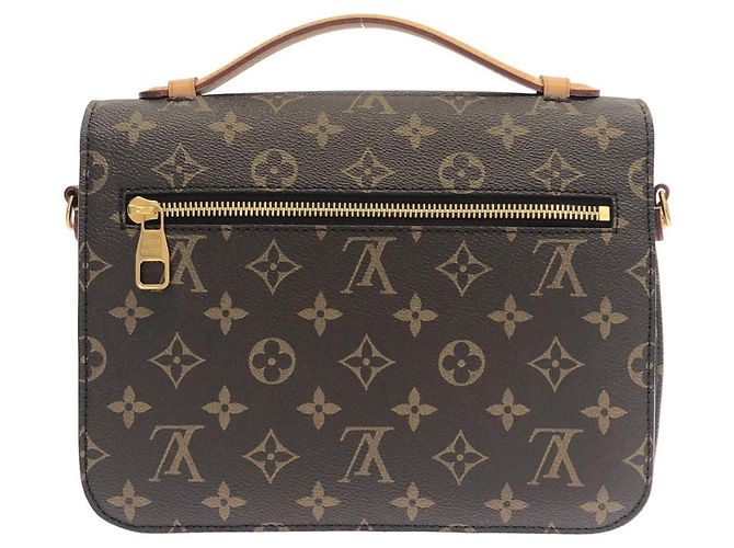 Borsa Louis Vuitton Monogram Pochette Métis MM Marrone - vista 2